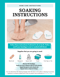 soaking instructions